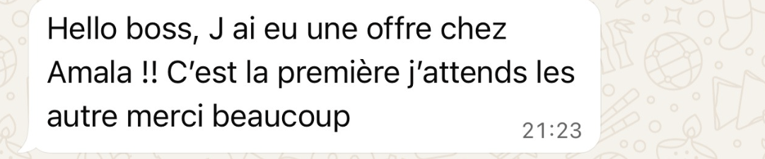 Témoignage WhatsApp
