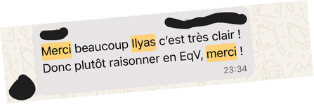 Témoignage WhatsApp